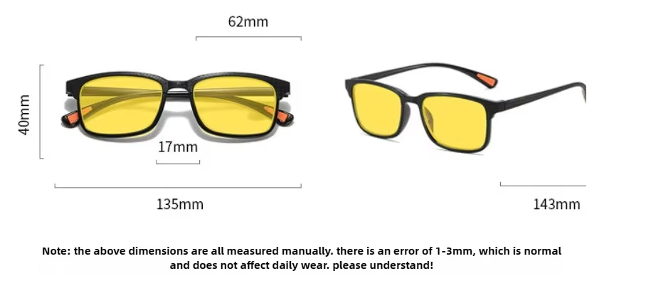 Night Shift Glasses - Single Pair - Imagen 5